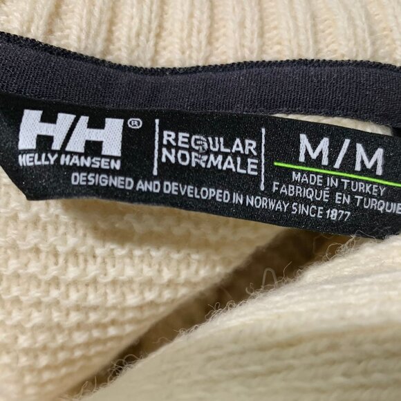 NEW HH HALF ZIPPER TURTLENECK KNITTED WOOL SWEATERS SIZE M - Picture 14 of 14